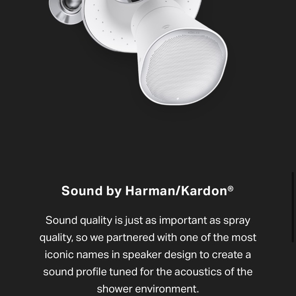 NWT KOHLER Showerhead and BLUETOOTH Speaker - Polished Chrome - Picture 6 of 16